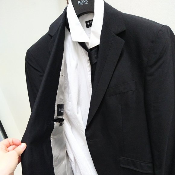 Black Toxedo Jacket tailored fit Size 42 - Picture 7 of 7